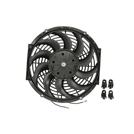 &quot;Ventilator, radiator Wentylator plaski tloczacy TurboWorks 12&quot;&quot; 12V zalecany zestaw montazowy MG-WE-006&quot; TURBOWORKS MG-WE-008