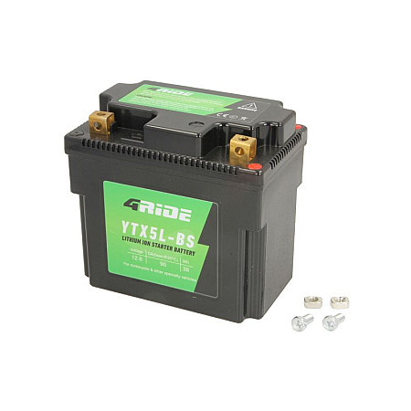 Acumulator Pornire Baterie Litiu ion Starting 4 RIDE 12V 90A R+ Fara intretinere 114x70x105mm Pornit YTX5L BS fits APRILIA RS RS4 SCARABEO SR ARCTIC CAT DVX BMW G CANNONDALE BLAZE 50 1000 1983 2022 4RIDE LI ION