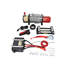 Troliu pentru vehicul off-road Off-road vehicle winch Maverick towed weight 5443kg 68HP voltage 12V  transmission 3-step planetary reduction 265:1 rope type: steel 30m brake type dynamic DRAGON WINCH DWM12000HDKIT2