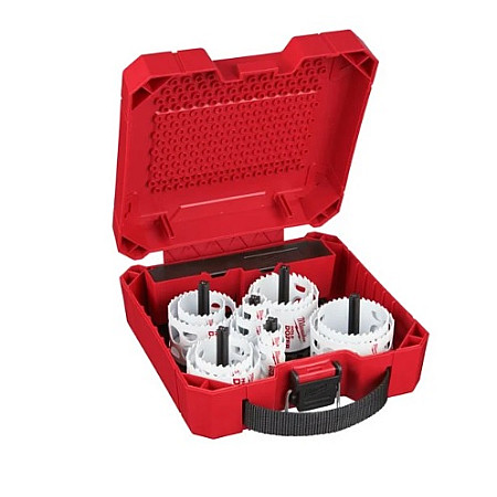 Ferastrau Drilling crown 20/22/25/32/40/44/51/57/64/65/67/68/76 mm 17 pcs MILWAUKEE 49224102