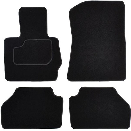Covoras podea textil Floor mats Velours 4 pcs front/rear set colour neagra BMW X4 F26 04.14-03.18 Off-road / SUV MAMMOOTH MMT A041 BM258 PRM 01