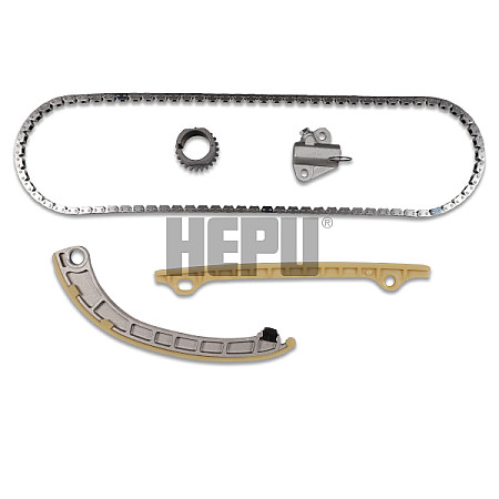 Chit lant de distributie Timing set chain + sprocket FIAT SEDICI SUZUKI GRAND VITARA II IGNIS I IGNIS II JIMNY LIANA SWIFT III SX4 SX4 S-CROSS WAGON R+ 1.3/1.6/1.6D 10.00- HEPU HEP21-0442