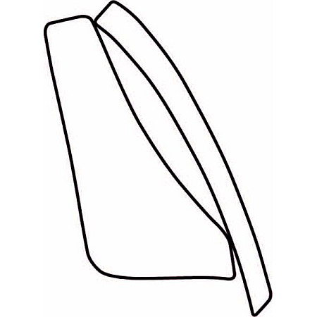 Autoclant protectie caroserie Eticheta de pentru aripa spate L Culoare folie transparenta 3M PPF 40 Auto ajustabil fits TOYOTA VERSO 0409 BLIC 2000 00 8117011P