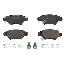 Set placute de frana Spate cu suplimente CHEVROLET CORSA OPEL ASTRA G ZAFIRA A 1.2-2.2D 08.94-10.05 BRECK 23258 00 704 10