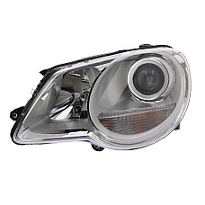 Far Lampa frontala Stanga halogen H7/W5W electric cu motor culoare insert: cromat culoare semnalizator: transparent VW EOS -11.10 VALEO VAL043264