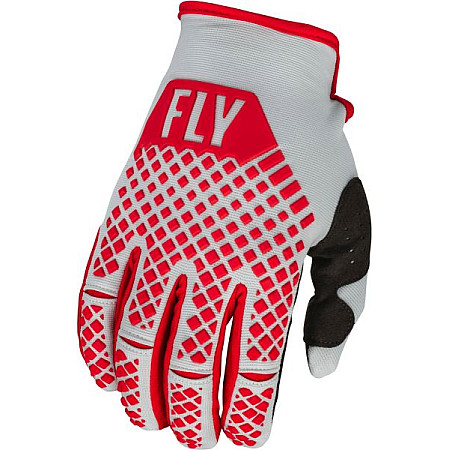 Manui pentru off-road manusi teren accidentat FLY RACING KINETIC culoare gri/rosu marime XL FLY FLY 376-414X