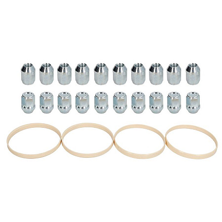 Trusa de montare a jantei de aliaj Fitting kit BM2 76-726 N M14x15 K21 CLOSED 1 kit / 4 wheels - B/N qty 20 MAK MAK 8000000018