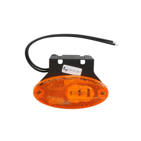 Lampa gabarit lampa de pozitie SW lacrima de portocale cu o balama 2 LED-uri 12-24V WAS 308Z W65