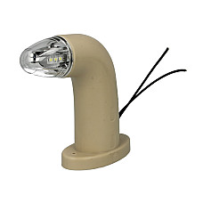 Lampa gabarit Outline marker lights L White LED 12/24V WAS 539L A W75.1