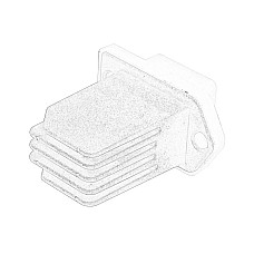 Reglaj, suflanta de interior Air conditioner motor resistor NISSAN ALMERA II ALMERA TINO JUKE NOTE NP300 NAVARA PRIMERA PULSAR QASHQAI I SENTRA VII X-TRAIL II X-TRAIL III 1.2-2.5 03.00- OE NISSAN 2722670T03