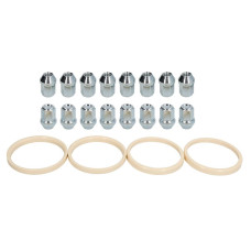 Trusa de montare a jantei de aliaj Fitting kit O 76x671 N M12x15 K19 CLOSED 1 kit / 4 wheels - B/N qty 16 MAK MAK 8000000332