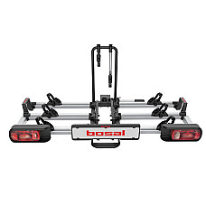 Suport bicicleta, Suport ambreiaj Tow bar bike carrier / Wheel transporter BOS500-003 Silver bike mounting: for wheels and frame no. of bicycles: 3 713 certificate: CE/E4 BOSAL BOS500-003