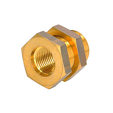 Cap de cuplare Montare TEKALAN Adaptor/Reductie/Bulkhead M18x15 metal cantitate: 1buc cu piulita SIRIT 27533