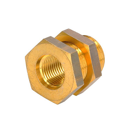 Cap de cuplare Montare TEKALAN Adaptor/Reductie/Bulkhead M18x15 metal cantitate: 1buc cu piulita SIRIT 27533