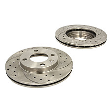 Disc frana de performanta High-efficiency brake disc SPEEDMAX Ventilated Cut-Drilled front  L/R outer diameter 239 mm thickness 20 mm 2pcs AUDI 80 B1 80 B2 80 B3 90 B2 COUPE B2 1.0-2.2 09.73-11.09 SPEEDMAX 5201-01-0445PTUOTUV