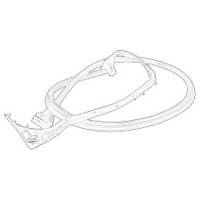 Cheder usa Garnitura usii Dreapta partea inferioara/vertical mediu H2  CITROEN JUMPER II FIAT DUCATO PEUGEOT BOXER 04.06- OE FIAT 1345172080