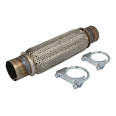 Tub flexibil sistem de esapament Amortizor de vibratii al sistemului de evacuare 55x250 pentru montarea rapida cu o clema JMJ JMJ 55X250S
