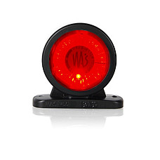 Lampa gabarit lampile de pozitie SW rotund LED-uri alb si rosu 12V/24V... WAS 449BC W56S