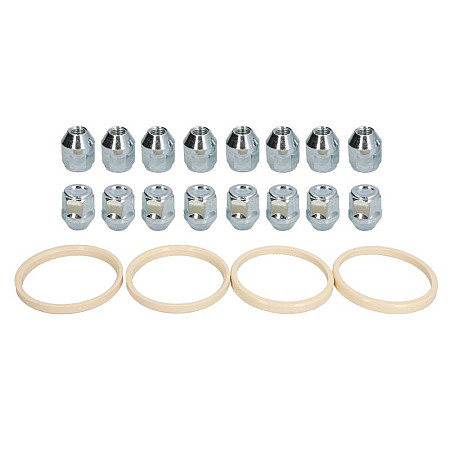 Trusa de montare a jantei de aliaj Fitting kit O 76x671 N M12x15 K21 CLOSED H29 1 kit / 4 wheels - B/N qty 16 MAK MAK 8000000341