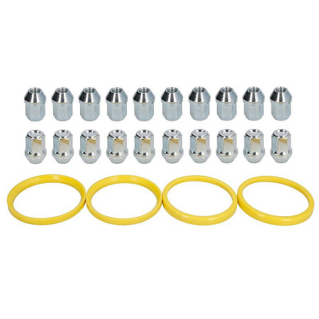 Trusa de montare a jantei de aliaj Fitting kit N 76x661 N M12x125 K19 CLOSED 1 kit / 4 wheels - B/N qty 20 MAK MAK 8000000486