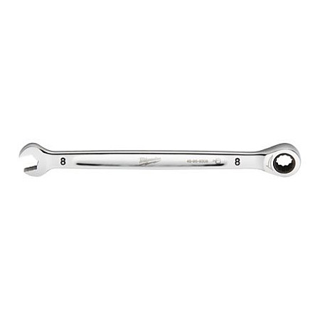 Chei Wrench combination / ratchet with a ratchet 12-angle / Hexagonal metric size: 8 mm MILWAUKEE 4932471501