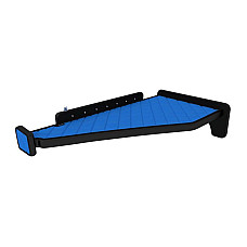Raft interior cabina ofer Raftul cabinei mijloc Panou LED lumina alba mijloc culoare: albastru serie: ELEGANCE MERCEDES F-CORE F-CORE FT10 BLUE