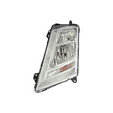 Far Headlamp L H1/H7/LED/PY21W electric insert colour: silver VOLVO FH II FH16 II 01.12- GIANT 131-VT13310EL