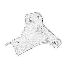 Set montaj, aripa laterala Suport fixare aripa Fata Dreapta fata SKODA FABIA II ROOMSTER ROOMSTER PRAKTIK 1.2-1.9D 03.06-05.15 OE SKODA 5J0 821 142A