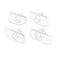 Suport, senzor asistenta parcare Parking sensor grip rear set 4 pcs. VW PASSAT ALLTRACK B8 PASSAT B8 CHHB-DUNA 08.14- OE VW 3G9 998 491A