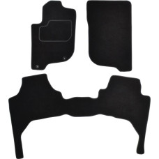 Covoras podea textil Floor mats Velours 3 pcs front/rear set colour neagra MITSUBISHI L200 / TRITON 11.05-12.15 Off-road / SUV 4-door MAMMOOTH MMT A041 MIT100 PRM 01