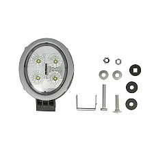 Lumina de lucru Lampa de lucru LED 12/24V 18W 1500lm numar elemente LED: 4 lungime: 120mm inaltime: 104mm adancime: 81mm cadru din plastic carcasa din aliaj montare laterala Sirma de 05 m unghi de distr WESEM CRV2A.49640.01
