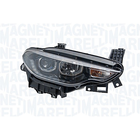 Far Lampa frontala Stanga halogen H7/H7/LED/PY21W bec culoare insert: negru culoare semnalizator: portocaliu  FIAT TIPO MAGNETI MARELLI 712105809930