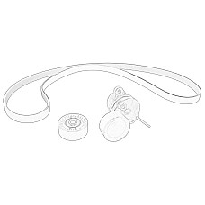 Set role, curea trapezoidala Multi-V-belt set with tensioner CITROEN JUMPER PEUGEOT BOXER 2.0D 07.15-09.19 OE PEUGEOT 1679938180