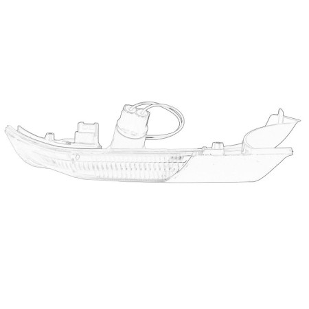 Semnalizator Lampa indicatoare a oglinzilor laterale Dreapta LED/W5W cu iluminarea zonei din jurul mainii SKODA OCTAVIA II 1.2-2.0D 02.04-06.13 OE SKODA 1Z0 949 102D