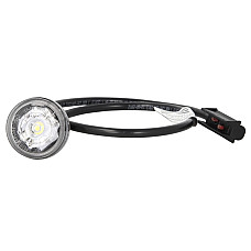 Lampa gabarit Outline marker lights L/R MONOPOINT II White LED embossed hose length 500mm 12/24V ASPOCK A31-6704-064