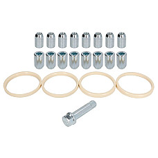Trusa de montare a jantei de aliaj Fitting kit O 76x671 N STAR M12x15 + STAR TOOL K19 1 kit / 4 wheels - B/N qty 16 MAK MAK 8000000335