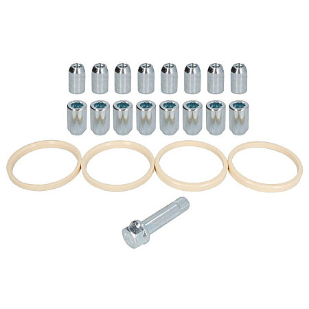 Trusa de montare a jantei de aliaj Fitting kit O 76x671 N STAR M12x15 + STAR TOOL K19 1 kit / 4 wheels - B/N qty 16 MAK MAK 8000000335