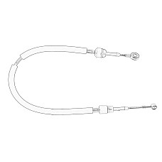 Cablu,transmisie manuala Gearshift level cable 1182mm ABARTH PUNTO ALFA ROMEO MITO FIAT PUNTO EVO 1.2-1.6D 07.08- OE FIAT 55231154