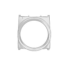 Carcasa, ventilator (racire motor) Carcasa ventilator radiator IVECO TECTOR I 01.12- OE IVECO 504000186