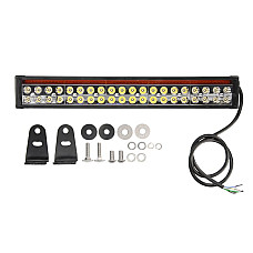 Far Universal headlamp long-range LED 12/24V width 538mm height 98mm depth: 942mm transparent aluminium neagra high beam flash light WAS 1544 W221.2