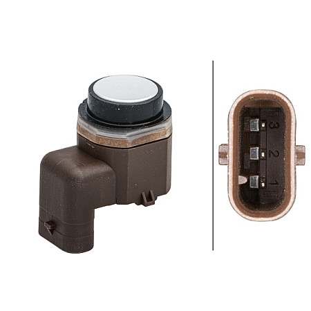 Sensor de parcare Parking distance sensor front VW GOLF V JETTA III PASSAT B6 TOURAN 02.03-10.11 HELLA 6PX358 141-321