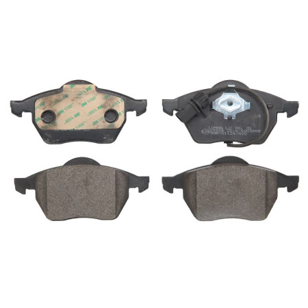 Set placute de frana Fata cu senzor de uzura integrat cu suplimente FORD GALAXY I GALAXY MK I FORD USA FOCUS FOCUS ZX3 FOCUS ZX5 SEAT ALHAMBRA VW SHARAN 1.8-2.8 03.95-03.10 BRECK 21849 00 701 10