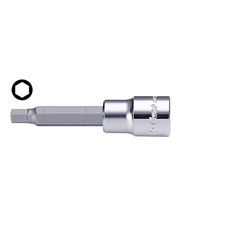 "Tubulare si accesorii Tubulara: 1/2"" HEX -> 10 mm lungime 100 mm" HANS 4026-4M/10