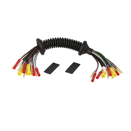Set de reparat cabluri, haion Fir de cablu Cu furtun lichid de spalare parbriz pentru capacul portbagajului 300mm numar pini: 14 cu capac cu furtun ABARTH 500 / 595 / 695 FIAT 500 0.9-Electric 07.07- SENCOM SEN503020