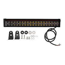 Far Universal headlamp long-range LED 12/24V width 538mm height 98mm depth: 942mm transparent aluminium neagra high beam flash light WAS 1544 DARK W221.2