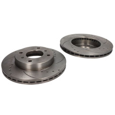 Disc frana de performanta High-efficiency brake disc SPEEDMAX Cut-Drilled  L/R outer diameter 257 mm thickness 22 mm 2pcs INFINITI G20 NISSAN 200SX 240SX ALMERA II PRAIRIE PRO 1.5-2.5 07.88-11.06 SPEEDMAX C31056JCTUOTUV