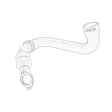 Bucsa Furtun intercooler FIAT DUCATO 2.0D 06.11- OE FIAT 1370429080