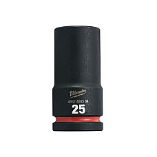 "Tubulare si accesorii Socket impact Hexagonal 3/4"" metric size: 25 mm" MILWAUKEE 4932480384