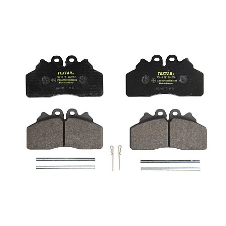 Set placute de frana Fata BREMBO numar WVA: 29256 FORD COURIER IVECO EUROCARGO I-III EUROCARGO V MAGIRUS F4AE0481A-JKKC 07.97- TEXTAR 29256 270 1 4 T3018