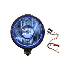 Far Universal headlamp L/R long-range H3/T4W 12/24V diameter 190mm blue plastic neagra position lights without bulb WESEM 0668.43520.01